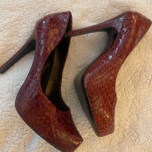 Jessica Simpson Crock Red Pumps - Size 9